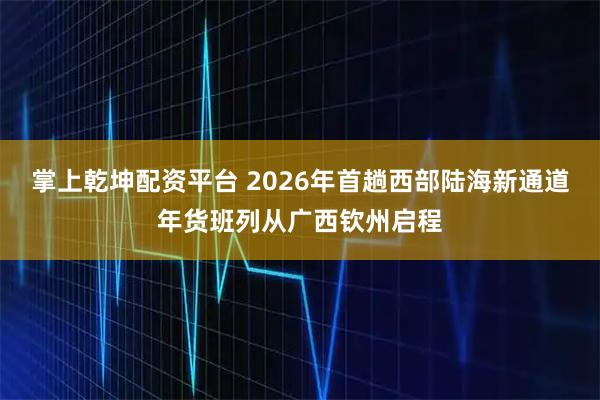 掌上乾坤配资平台 2026年首趟西部陆海新通道年货班列从广西钦州启程