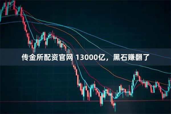 传金所配资官网 13000亿，黑石赚翻了